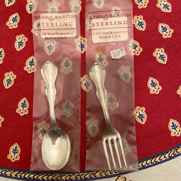 Reed & Barton スターリング フラワー スプーン 2本セット Les Six